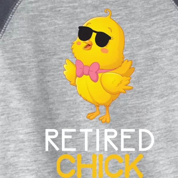 Women's Retirement Party Gift Cute Gift Retired Chick Gift Toddler Fine Jersey T-Shirt