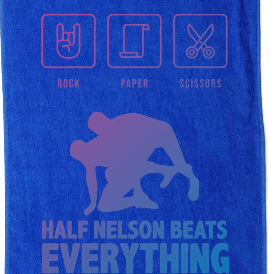 Wrestling Rock Paper Scissors Usa Beats Everything Great Gift Platinum Collection Golf Towel