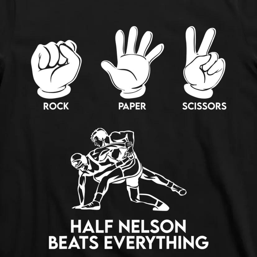 Wrestling Rock Paper Scissors USA Beats Everything T-Shirt