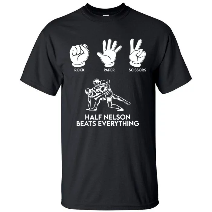 Wrestling Rock Paper Scissors USA Beats Everything Tall T-Shirt