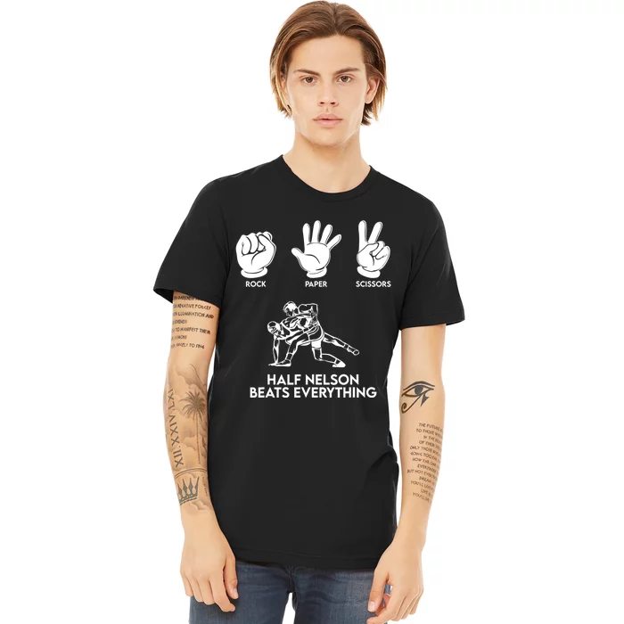 Wrestling Rock Paper Scissors USA Beats Everything Premium T-Shirt