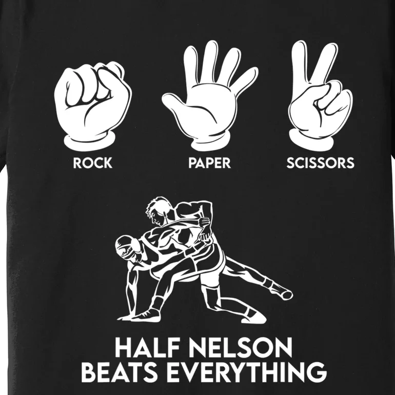 Wrestling Rock Paper Scissors USA Beats Everything Premium T-Shirt