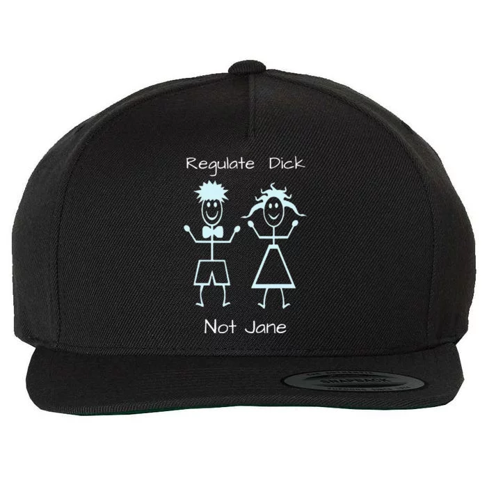 Women’S Rights Reproductive Choice Regulate Dick Not Jane Wool Snapback Cap