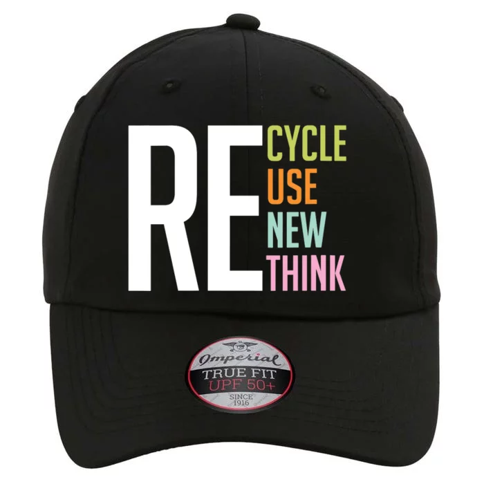 Wo Recycle Reuse Renew Rethink Crisis Environmental Activism VNeck The Original Performance Cap