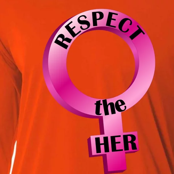 Wo's Rights Respect The Her Gift Cooling Performance Long Sleeve Crew