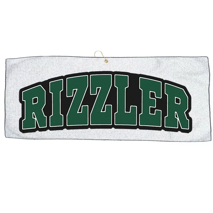 W Rizz Rizzler Funny Large Microfiber Waffle Golf Towel