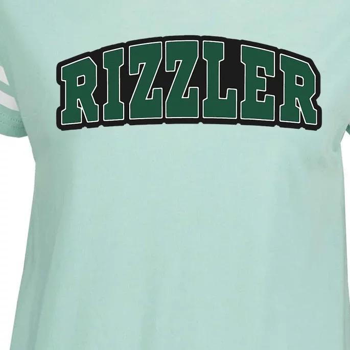 W Rizz Rizzler Funny Meme Enza Ladies Jersey Football T-Shirt