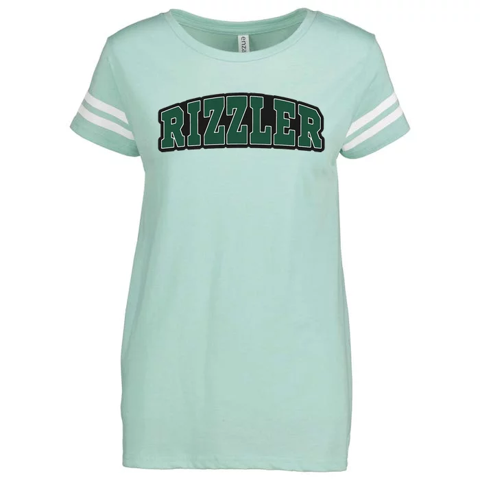 W Rizz Rizzler Funny Meme Enza Ladies Jersey Football T-Shirt