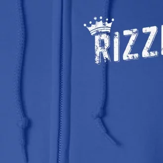 W Rizz Rizzler The Rizz God Full Zip Hoodie