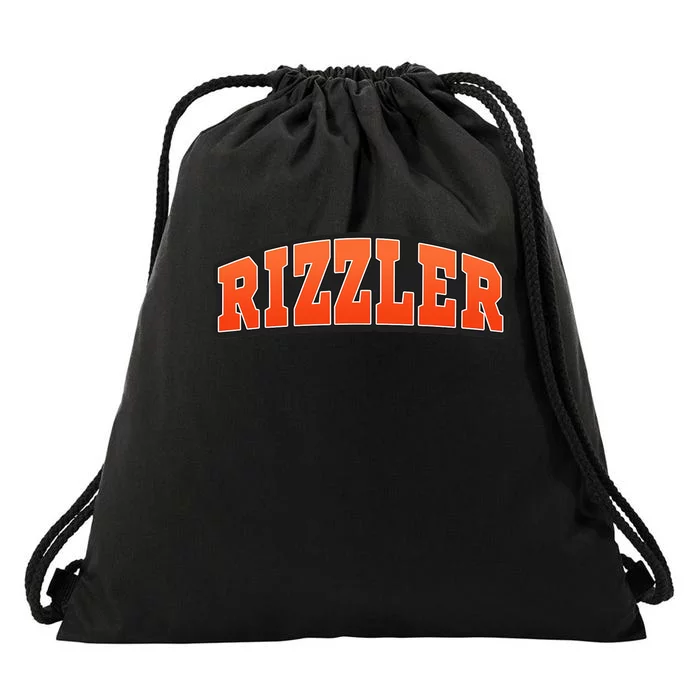 W Rizz Rizzler Funny Meme Quote Drawstring Bag