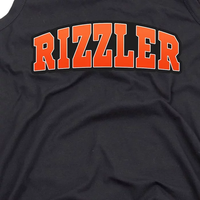 W Rizz Rizzler Funny Meme Quote Tank Top