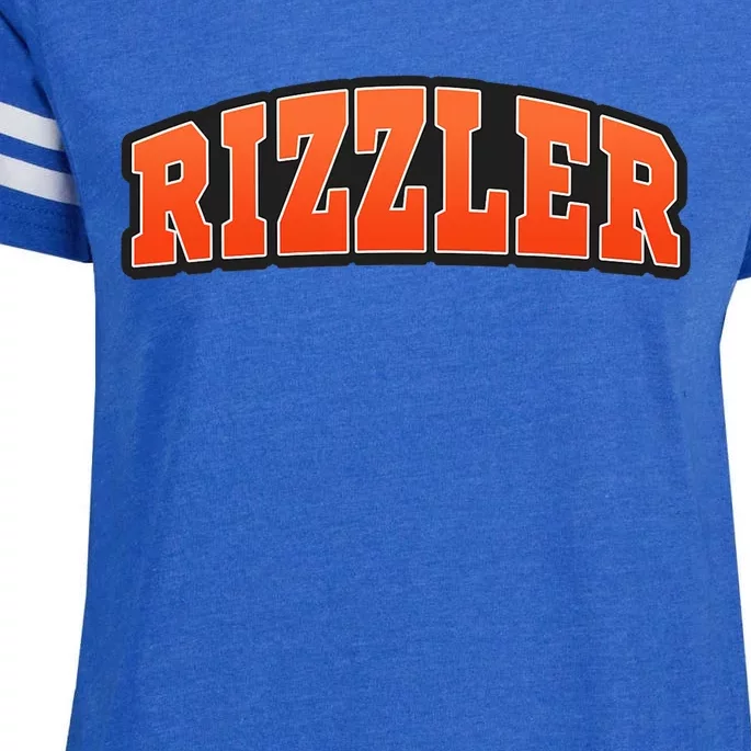 W Rizz Rizzler Funny Meme Quote Enza Ladies Jersey Football T-Shirt