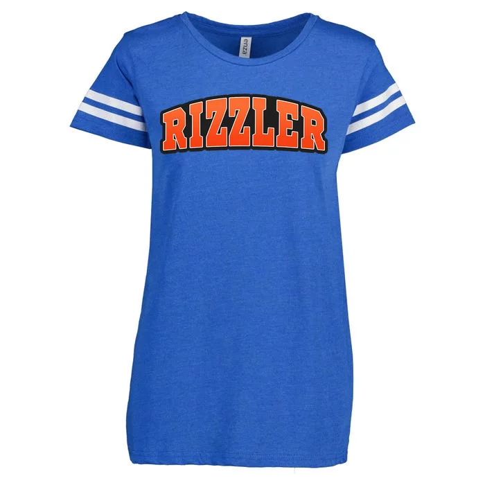 W Rizz Rizzler Funny Meme Quote Enza Ladies Jersey Football T-Shirt