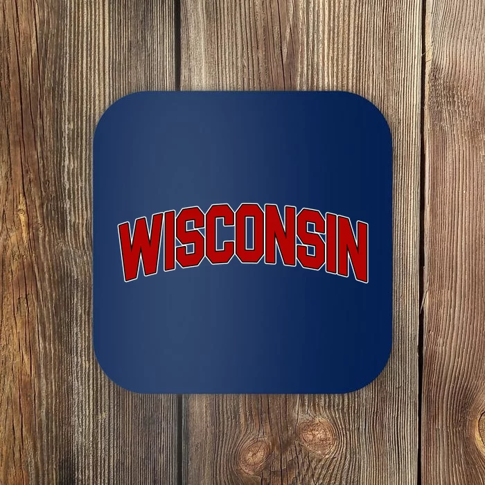 Wisconsin Retro State Coaster