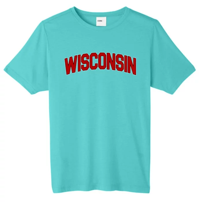 Wisconsin Retro State ChromaSoft Performance T-Shirt