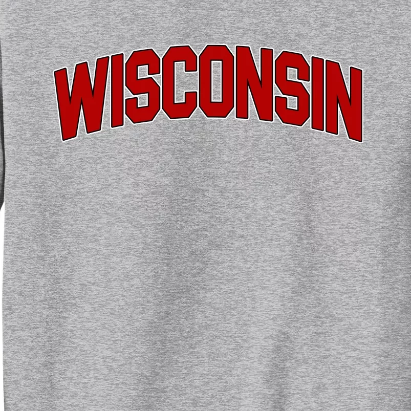 Wisconsin Retro State Tall Sweatshirt