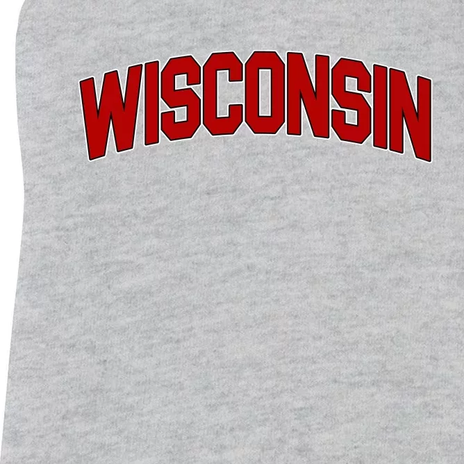 Wisconsin Retro State Women's Racerback Tank