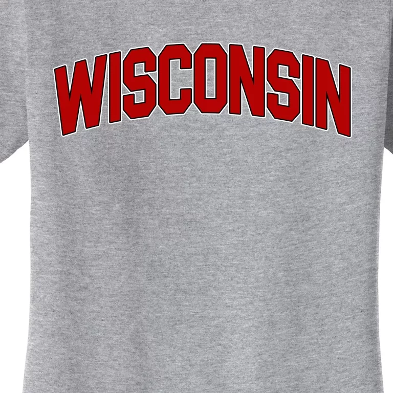 Wisconsin Retro State Women's T-Shirt