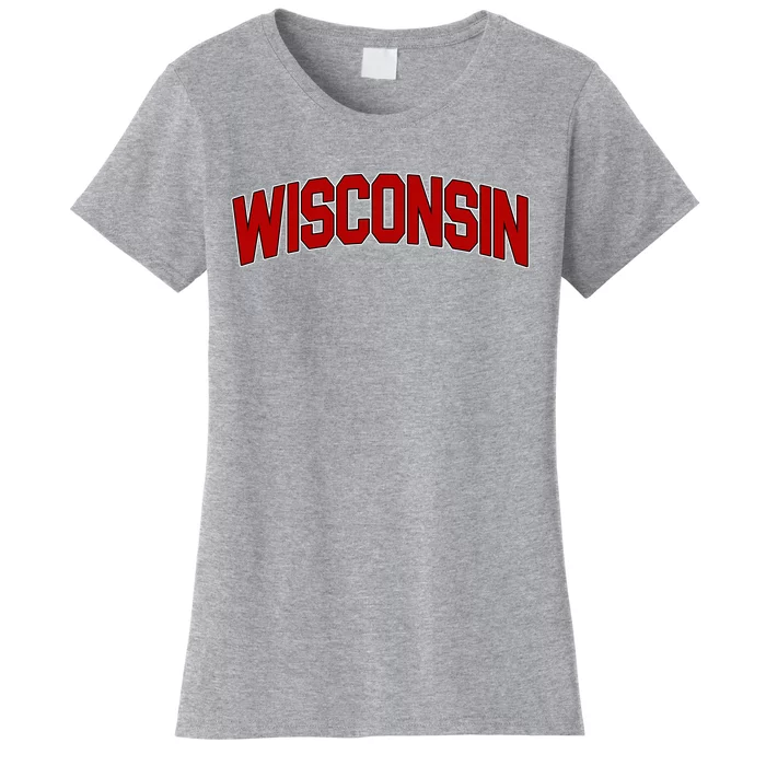 Wisconsin Retro State Women's T-Shirt