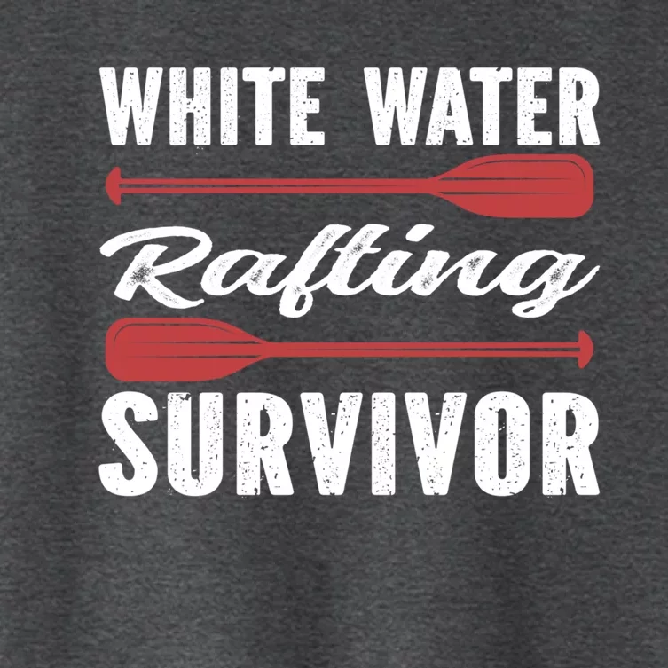 Whitewater Rafting Survivor White Water Rafting Gift Women's Crop Top Tee