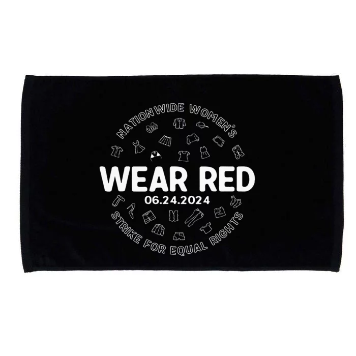 Wear Red Strike For Equality Rights Pro Feminist Microfiber Hand Towel