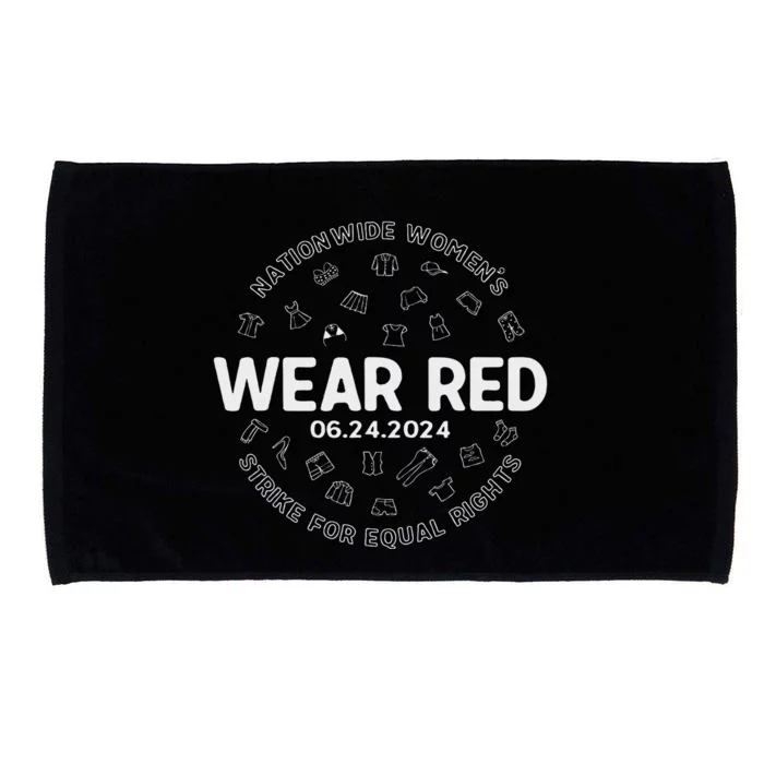 Wear Red Strike For Equality Rights Pro Feminist Microfiber Hand Towel