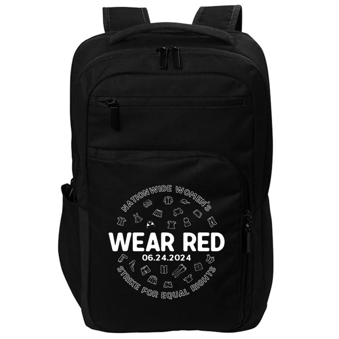 Wear Red Strike For Equality Rights Pro Feminist Impact Tech Backpack