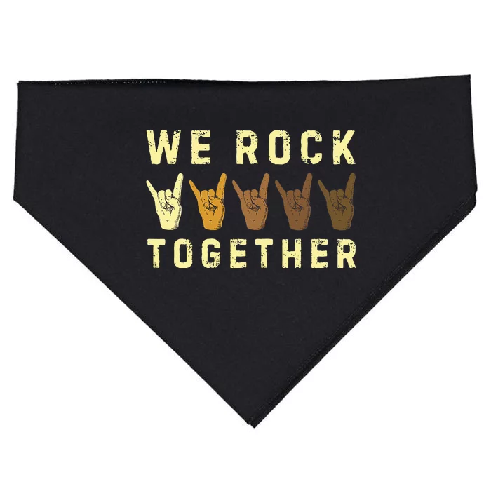 We Rock Together USA-Made Doggie Bandana