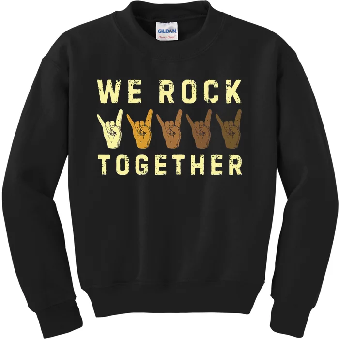 We Rock Together Kids Sweatshirt