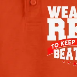 Wear Red To Keep Hearts Beating Heart Health Awareness Dry Zone Grid Performance Polo