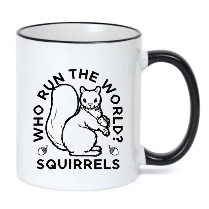 Who Run The World? Squirrels Black Color Changing Mug