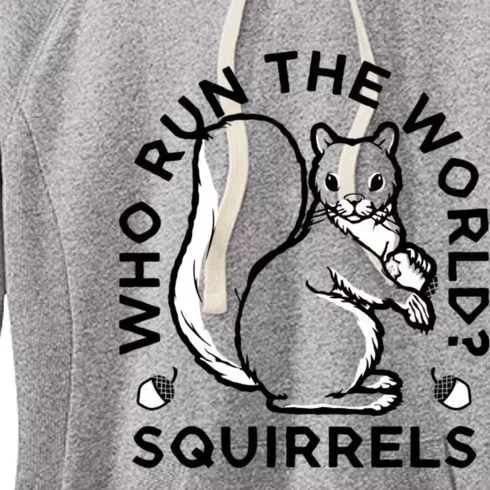 Who Run The World? Squirrels Women's Fleece Hoodie