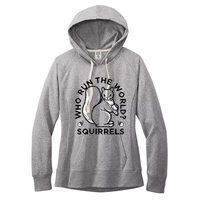 Who Run The World? Squirrels Women's Fleece Hoodie