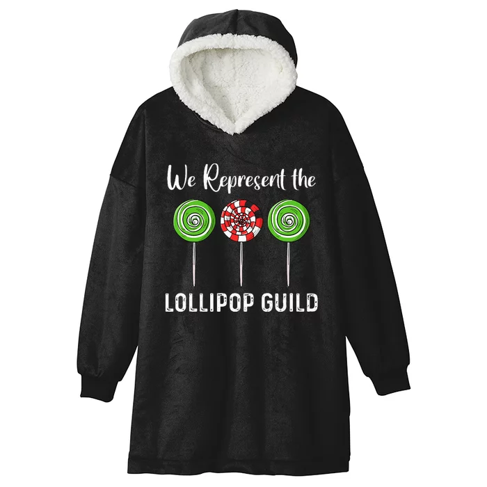 We Represent The Lollipop Guild Wizard Of Oz Hooded Wearable Blanket