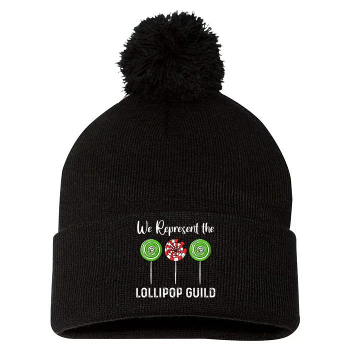 We Represent The Lollipop Guild Wizard Of Oz Pom Pom 12in Knit Beanie