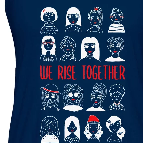 We Rise Together Feminist Feminism Women's Rights Day Ladies Essential Flowy Tank