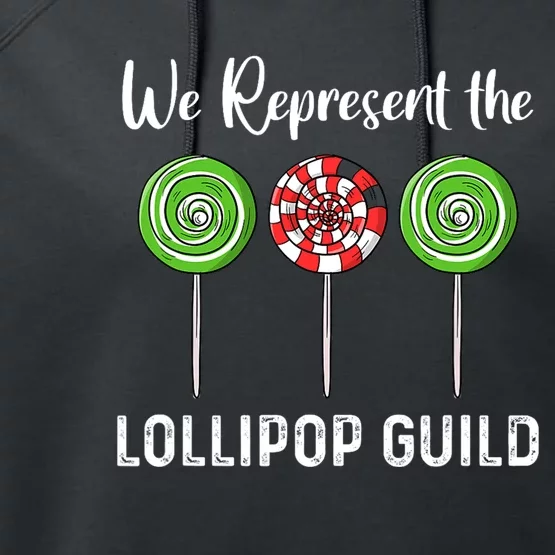 We Represent The Lollipop Guild Wizard Of Oz Performance Fleece Hoodie