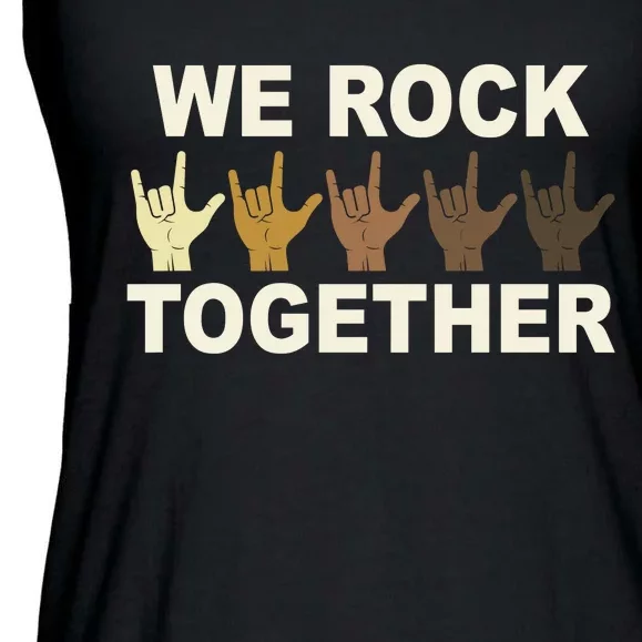 We Rock Together Ladies Essential Flowy Tank