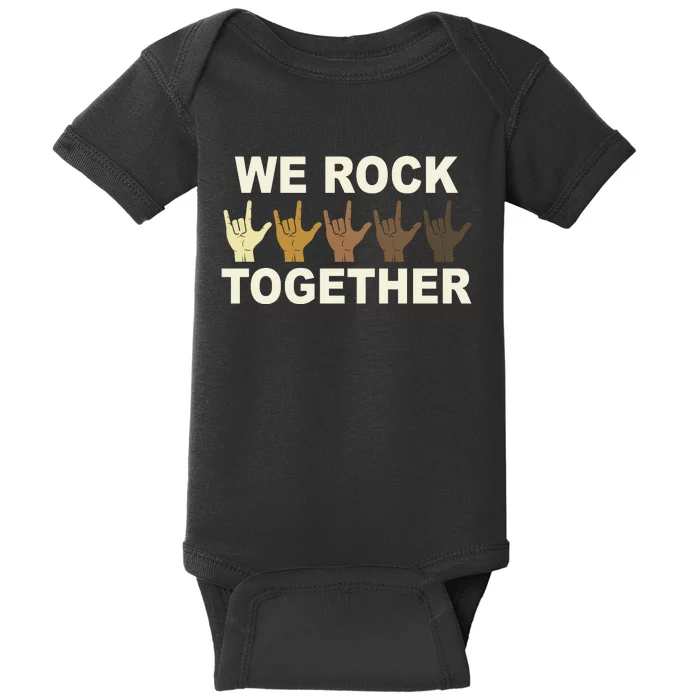 We Rock Together Baby Bodysuit