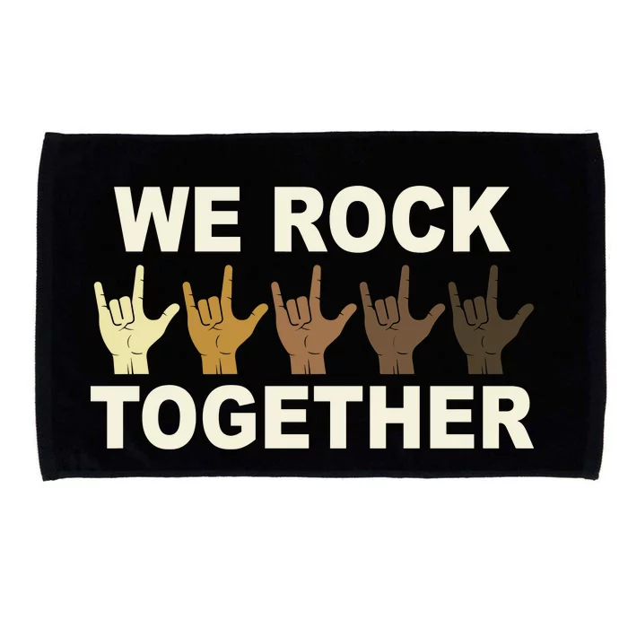 We Rock Together Microfiber Hand Towel