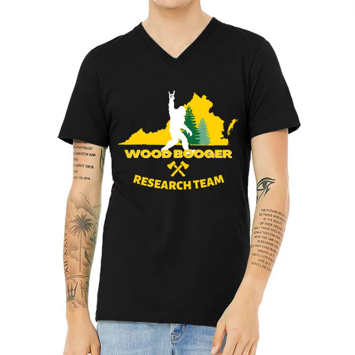 Woodbooger Research Team V-Neck T-Shirt