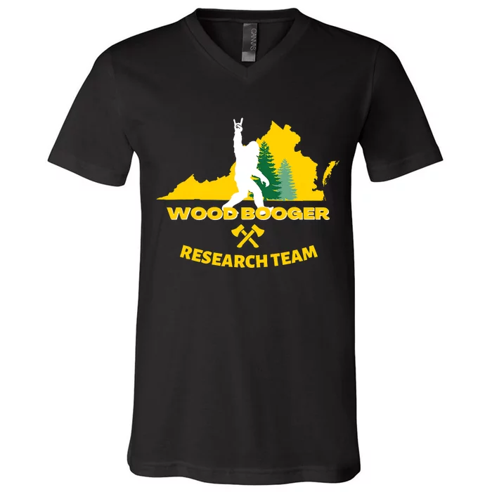 Woodbooger Research Team V-Neck T-Shirt