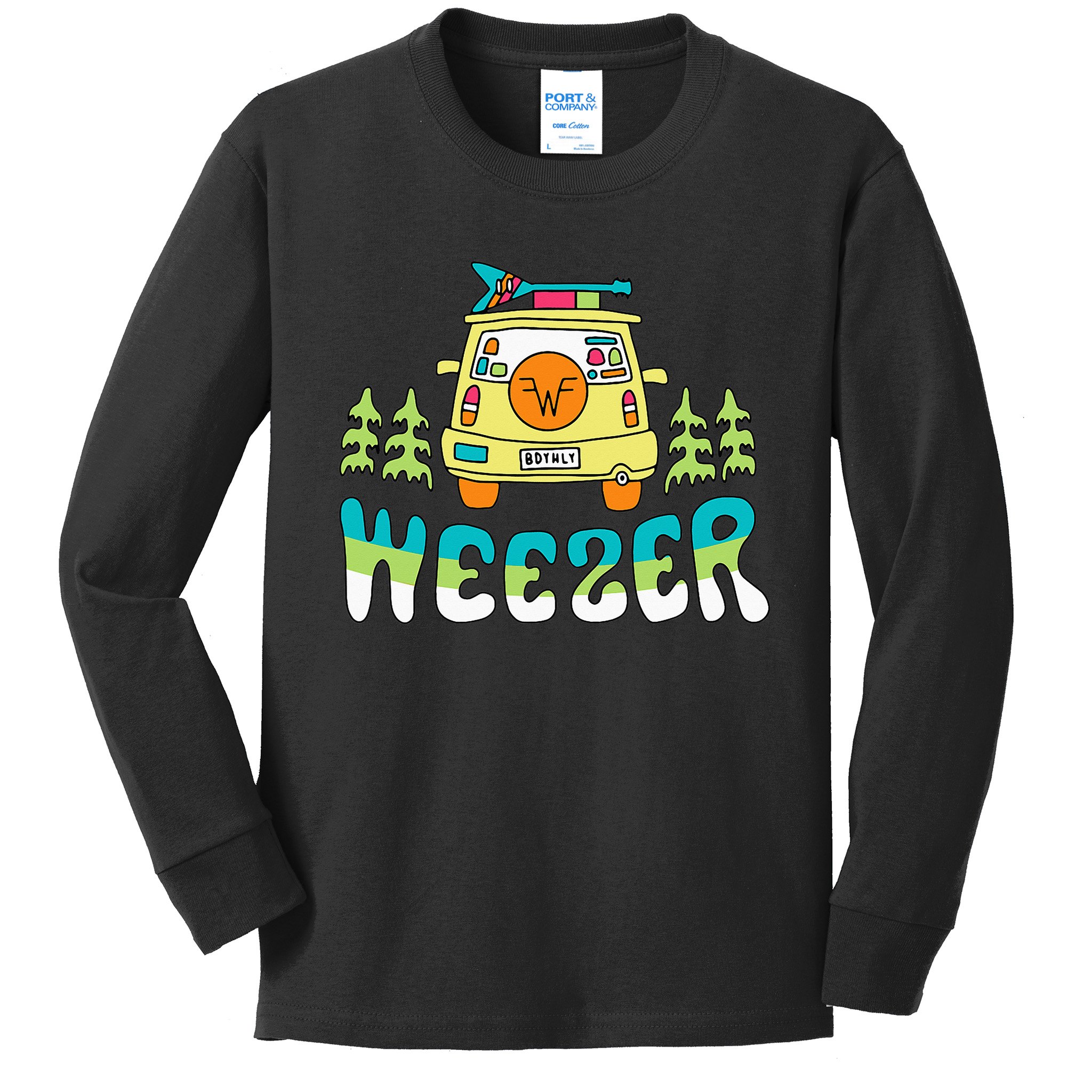 Weezer Road Trip Kids Long Sleeve Shirt