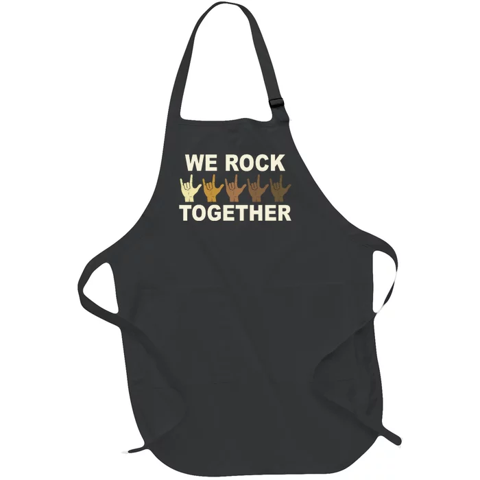 We Rock Together Equality Full-Length Apron With Pocket