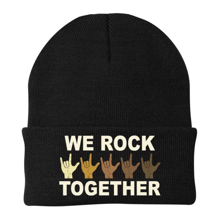 We Rock Together Equality Knit Cap Winter Beanie