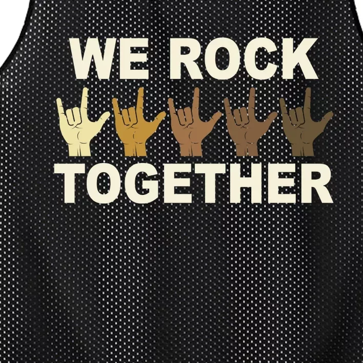 We Rock Together Equality Mesh Reversible Basketball Jersey Tank