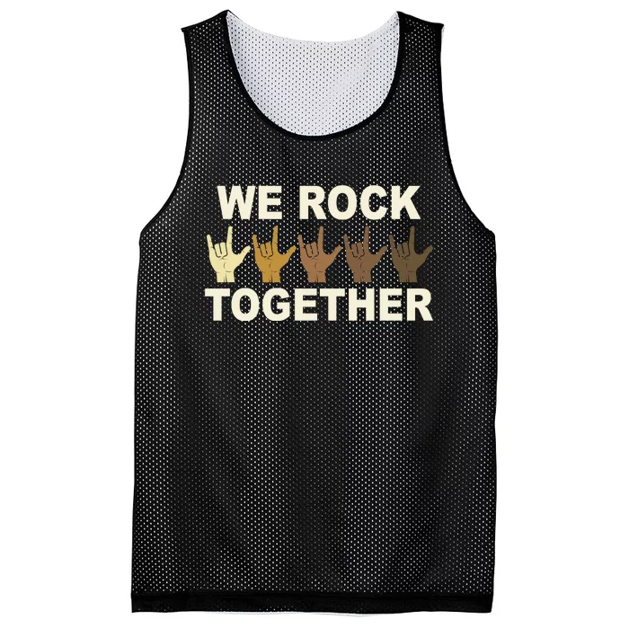 We Rock Together Equality Mesh Reversible Basketball Jersey Tank