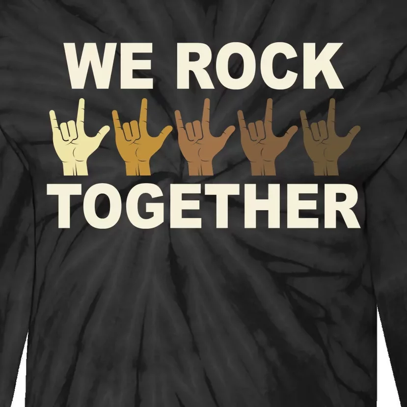 We Rock Together Equality Tie-Dye Long Sleeve Shirt