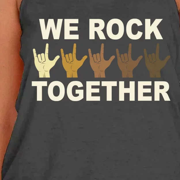 We Rock Together Equality Women's Knotted Racerback Tank