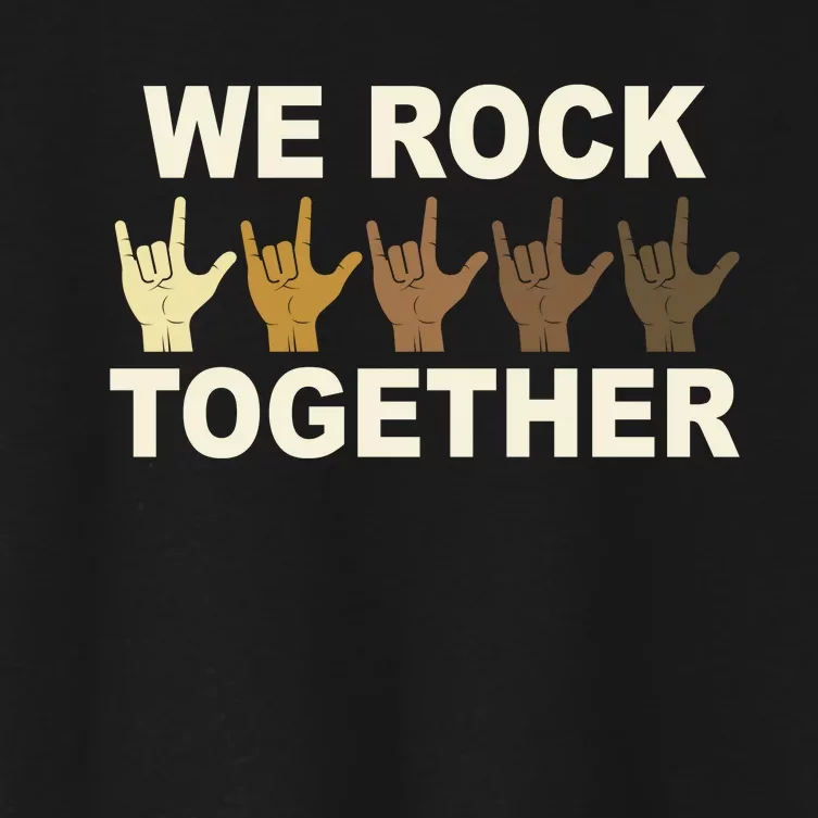 We Rock Together Equality Women's Crop Top Tee